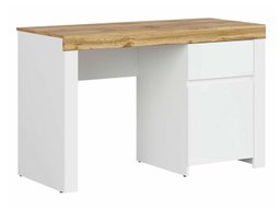 Bureau Sonsoru 130 (Blanc + Blanc brillant + Chêne wotan)
