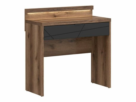 Bureau Fivale 120 (Chêne delano foncé + Noir mat)