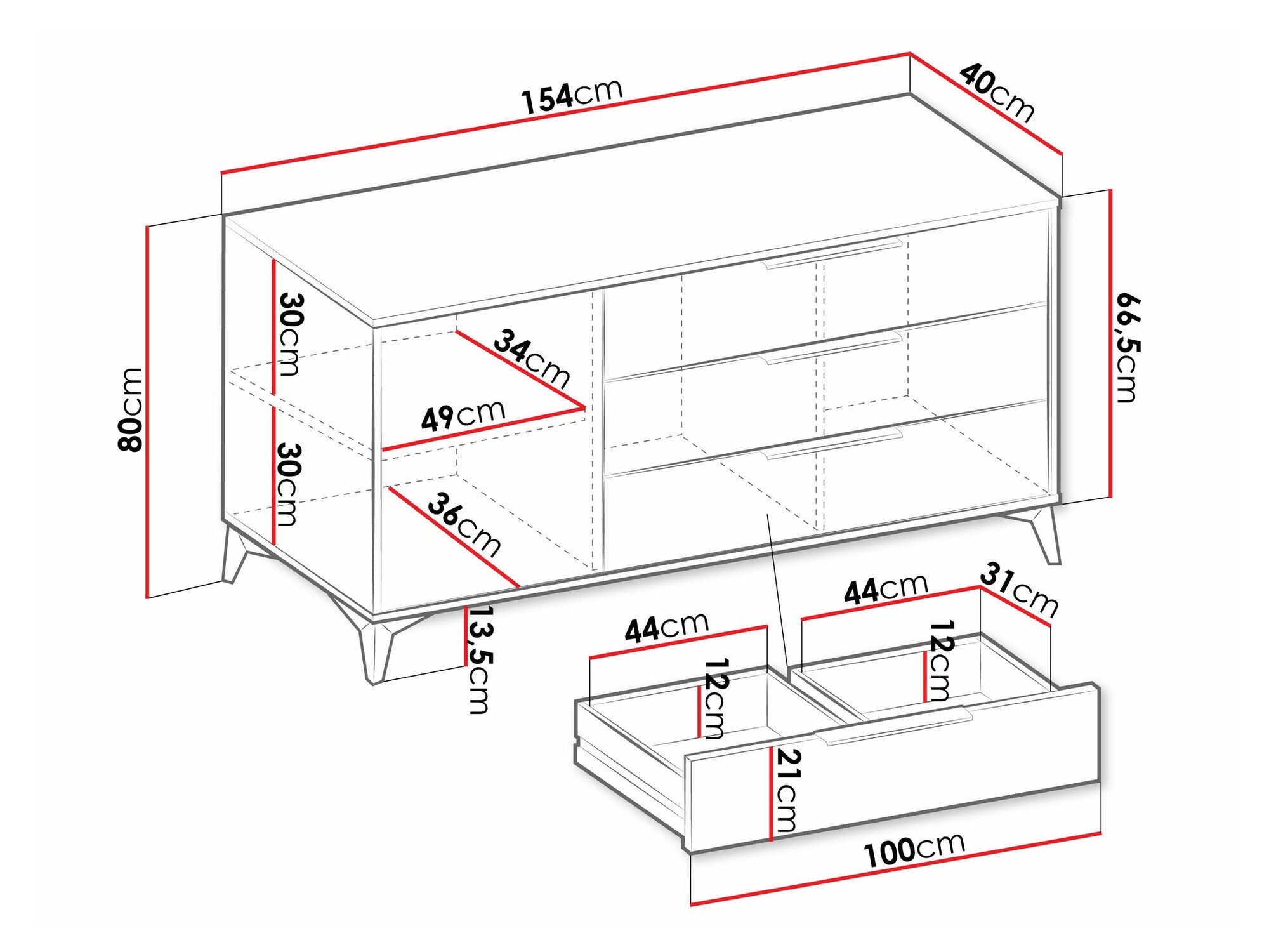 Commode Comfivo Camlue 100