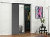 Porte coulissante Dover 130 (Anthracite)