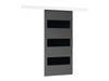 Porte coulissante Dover 135 (Anthracite + Noir)