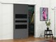Porte coulissante Dover 138 (Anthracite + Noir)