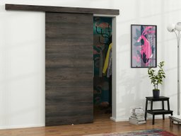 Porte coulissante Dover 217 (Chêne sombre)