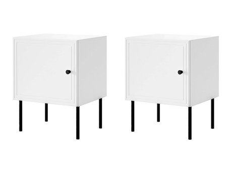 Ensemble de tables de chevet Celra (Blanc)