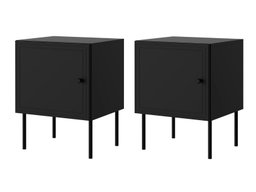 Ensemble de tables de chevet Celra (Noir)