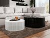 Ensemble tables basses Oswego 124 (Blanc + Noir)