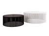 Ensemble tables basses Prunis (Noir + Blanc)