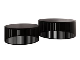 Ensemble tables basses Prunis (Noir)