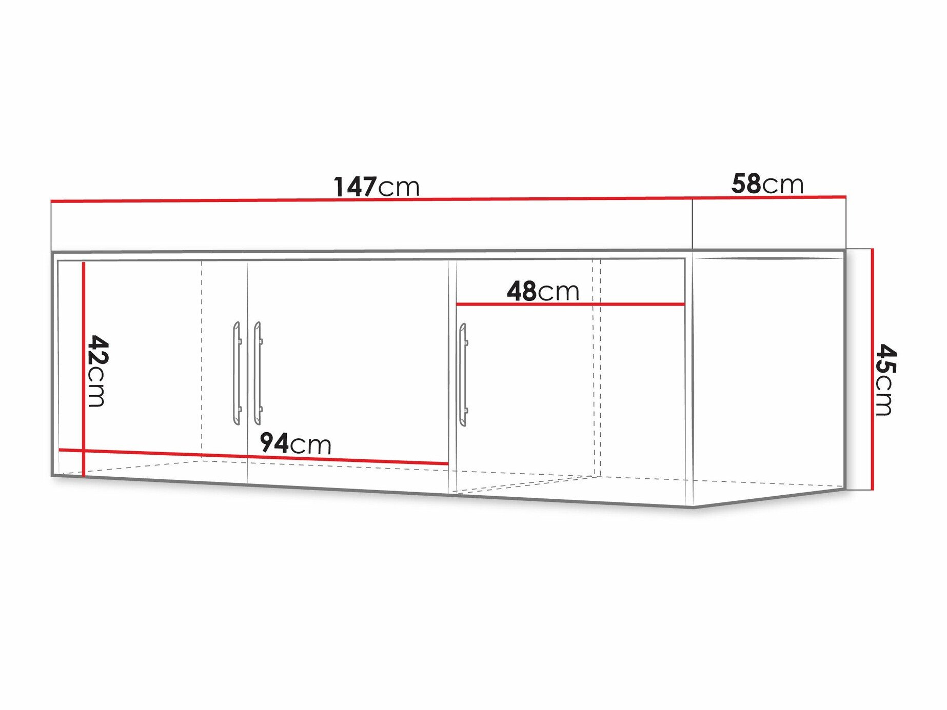 Armoire Dortivu IV (Chêne wellington)