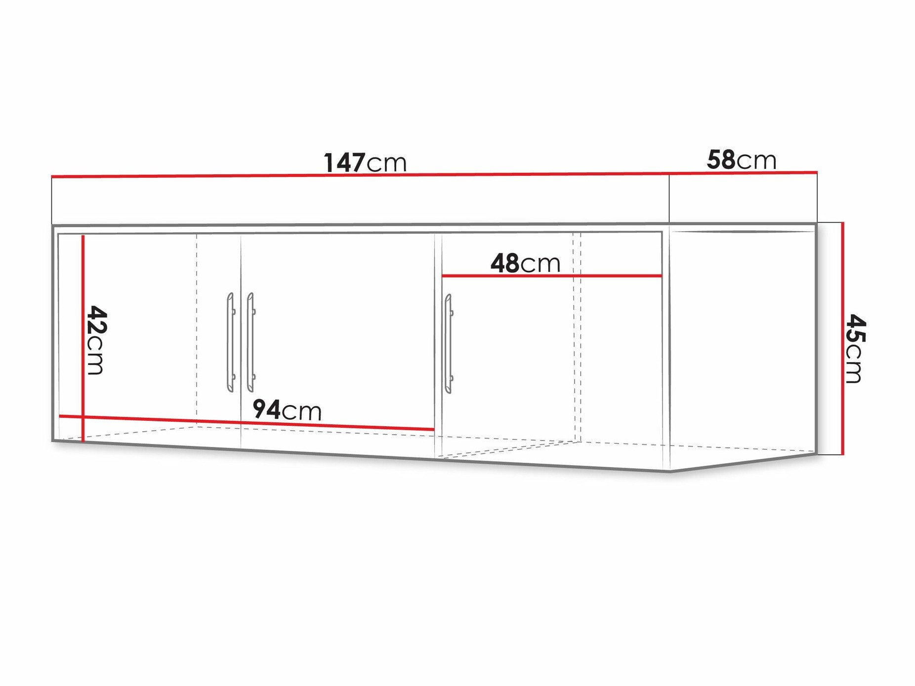 Buffet Dortivu 152 (Graphite)