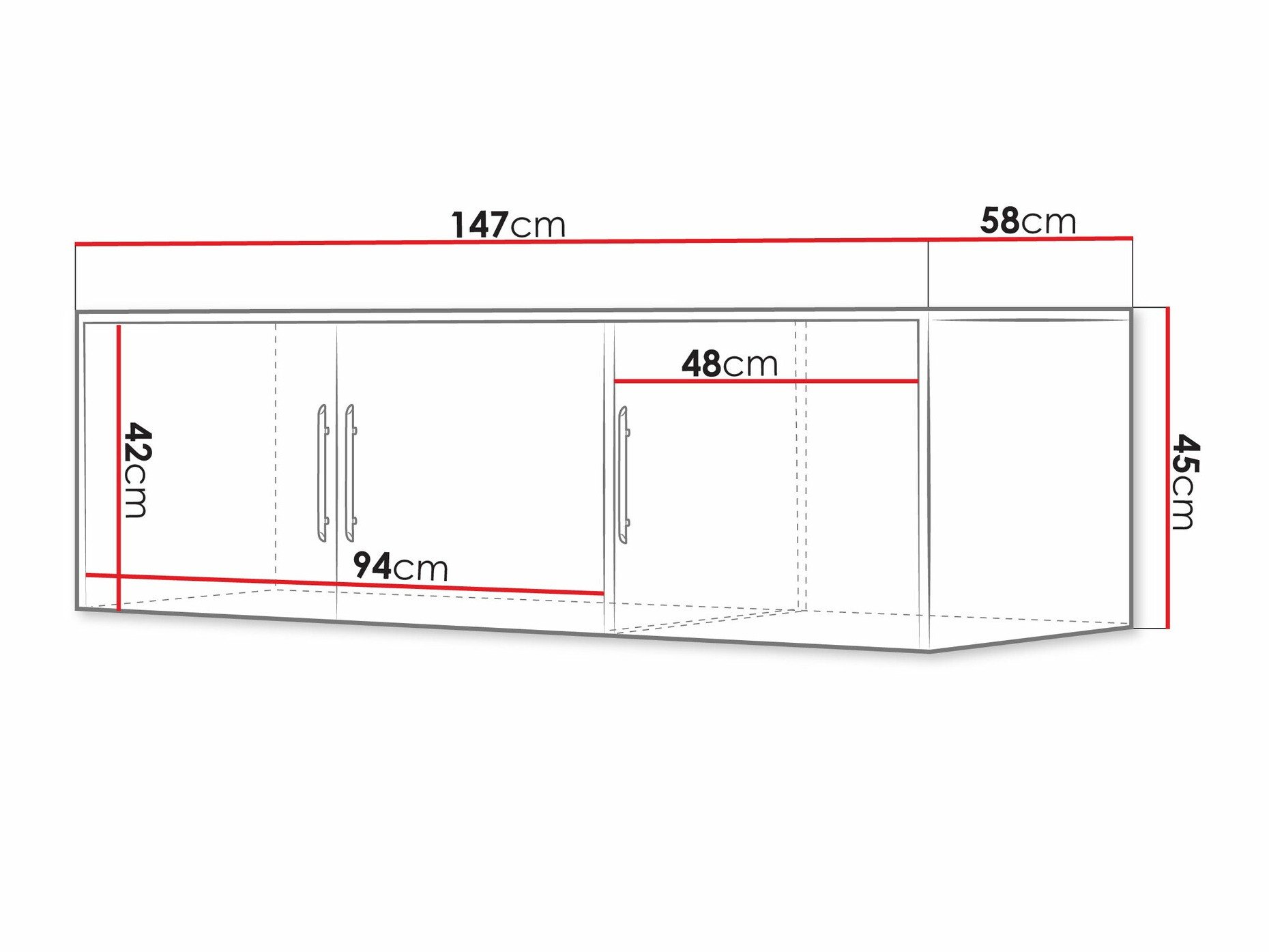 Buffet Dortivu 152 (Sonoma chêne)