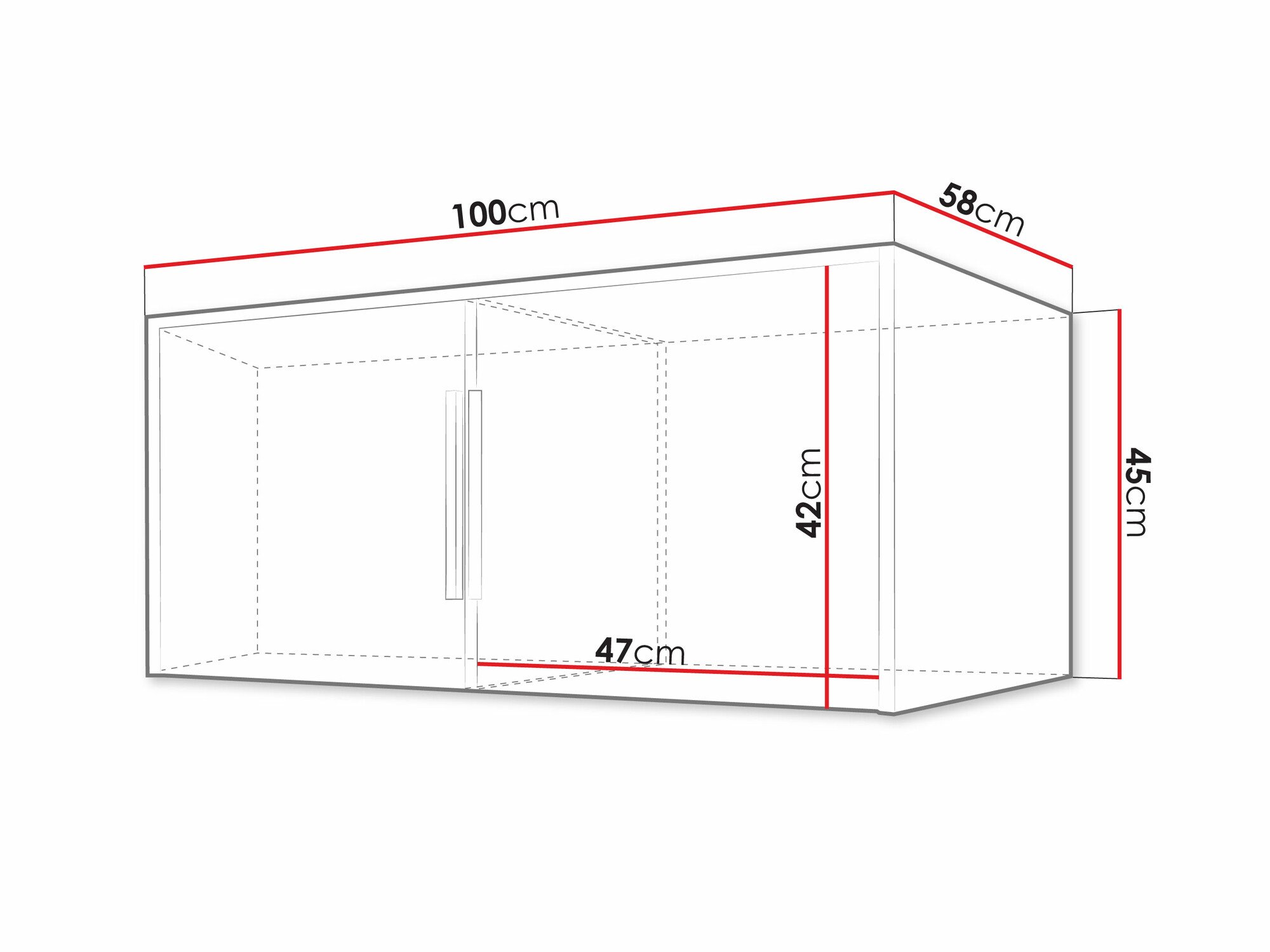 Armoire Collis (Chêne wotan + Noir)