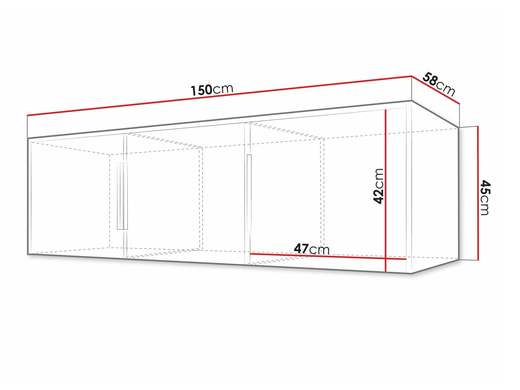Buffet Collis I (Blanc + Chêne wotan)