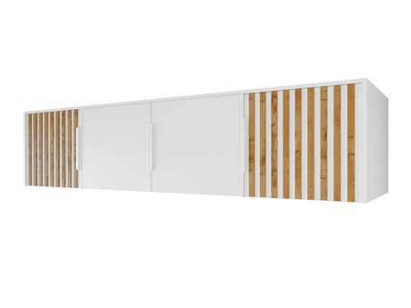 Buffet Enolevo 107 (Blanc + Chêne wotan)