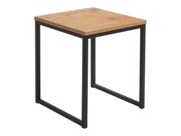 Table basse Boston 252 (Chêne lancelot + Noir)