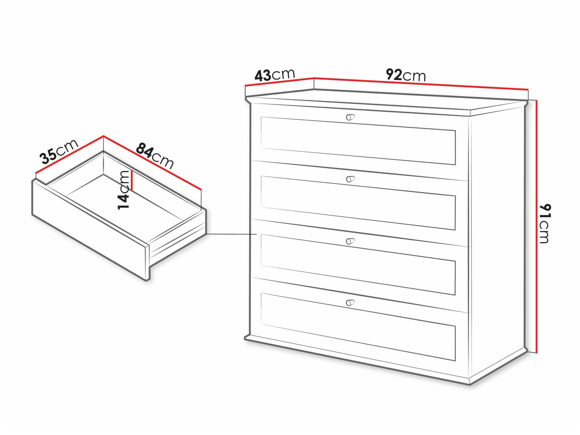 Commode Comfivo Ruvlare 101