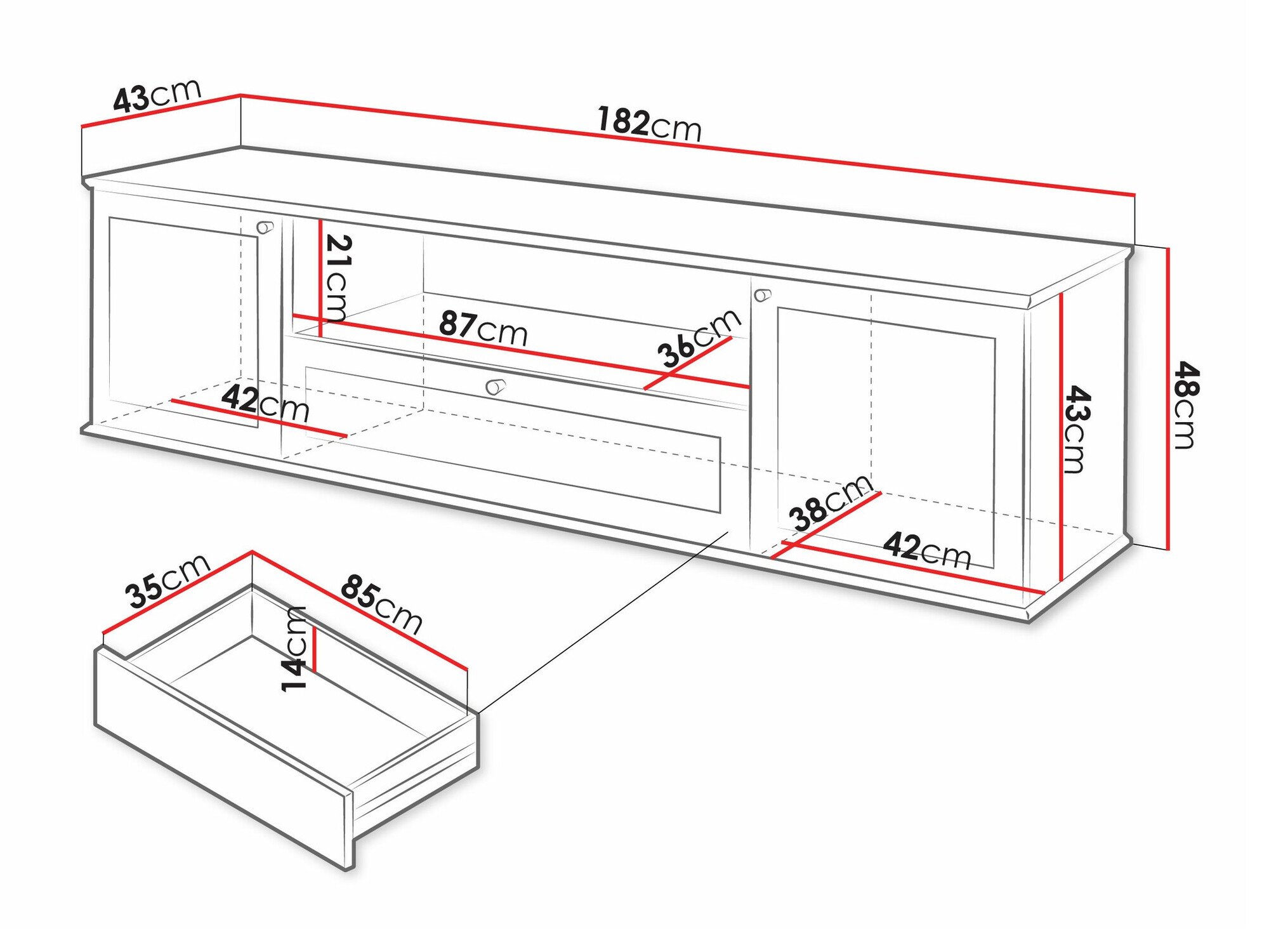Meuble TV Comfivo Custos