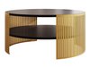 Table basse Evanola 101 (Doré + Noir)