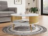 Table basse Vitum I (Doré + Blanc)