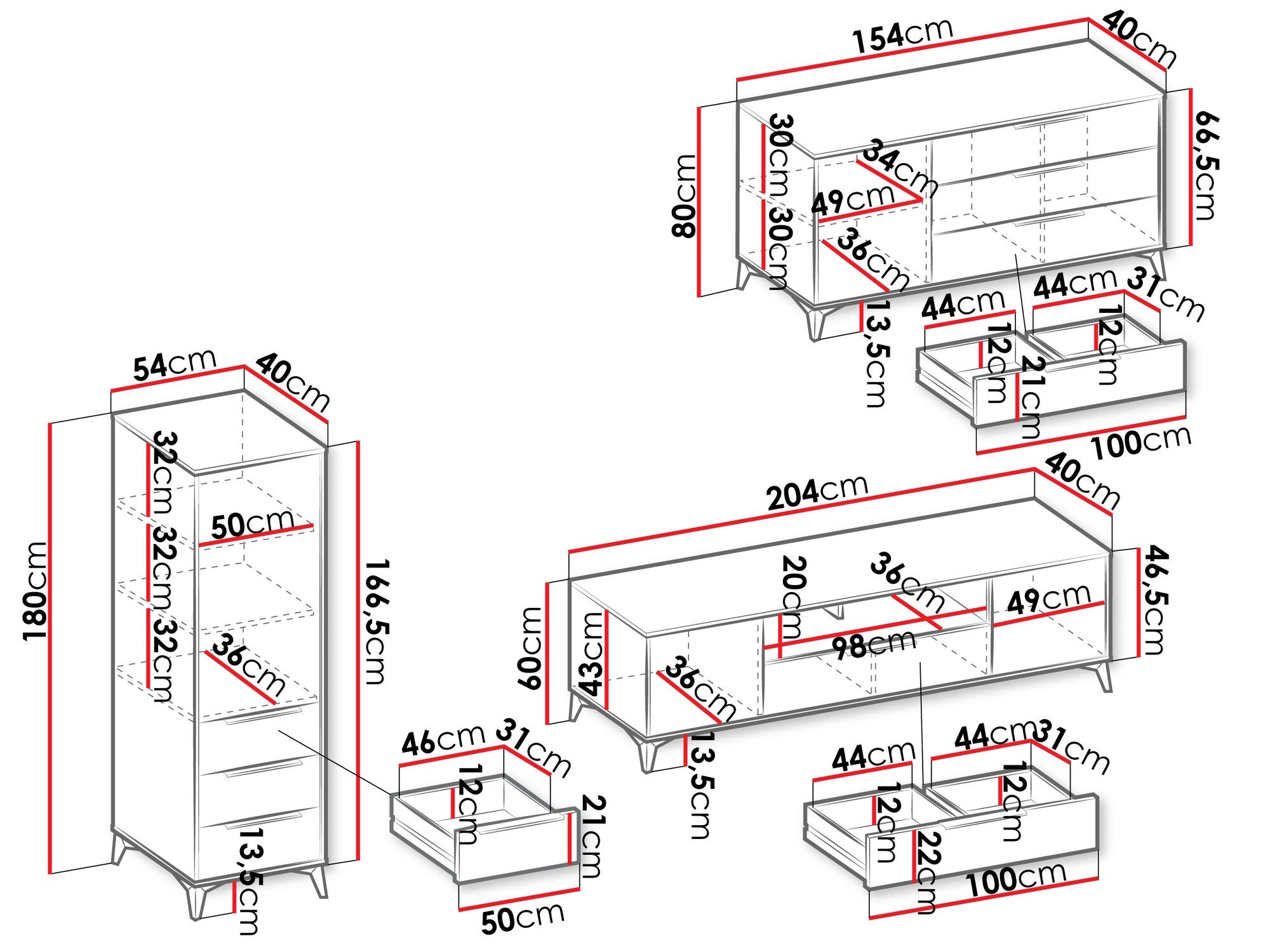 Ensemble de salon Comfivo Camlue 109