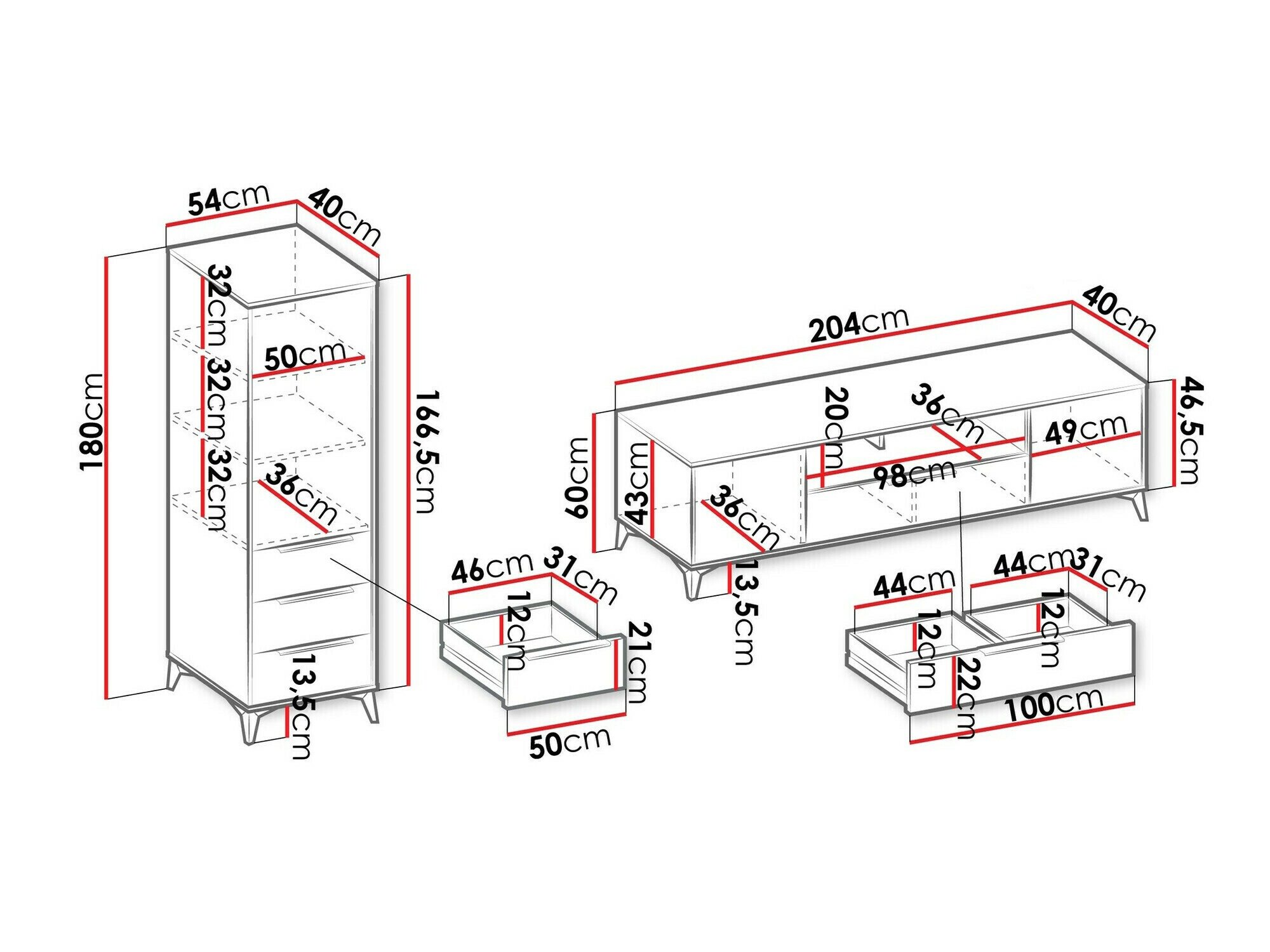 Ensemble de salon Comfivo Citrus I
