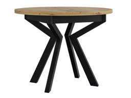 Table Victorville 368 (Chêne Artisan + Noir)