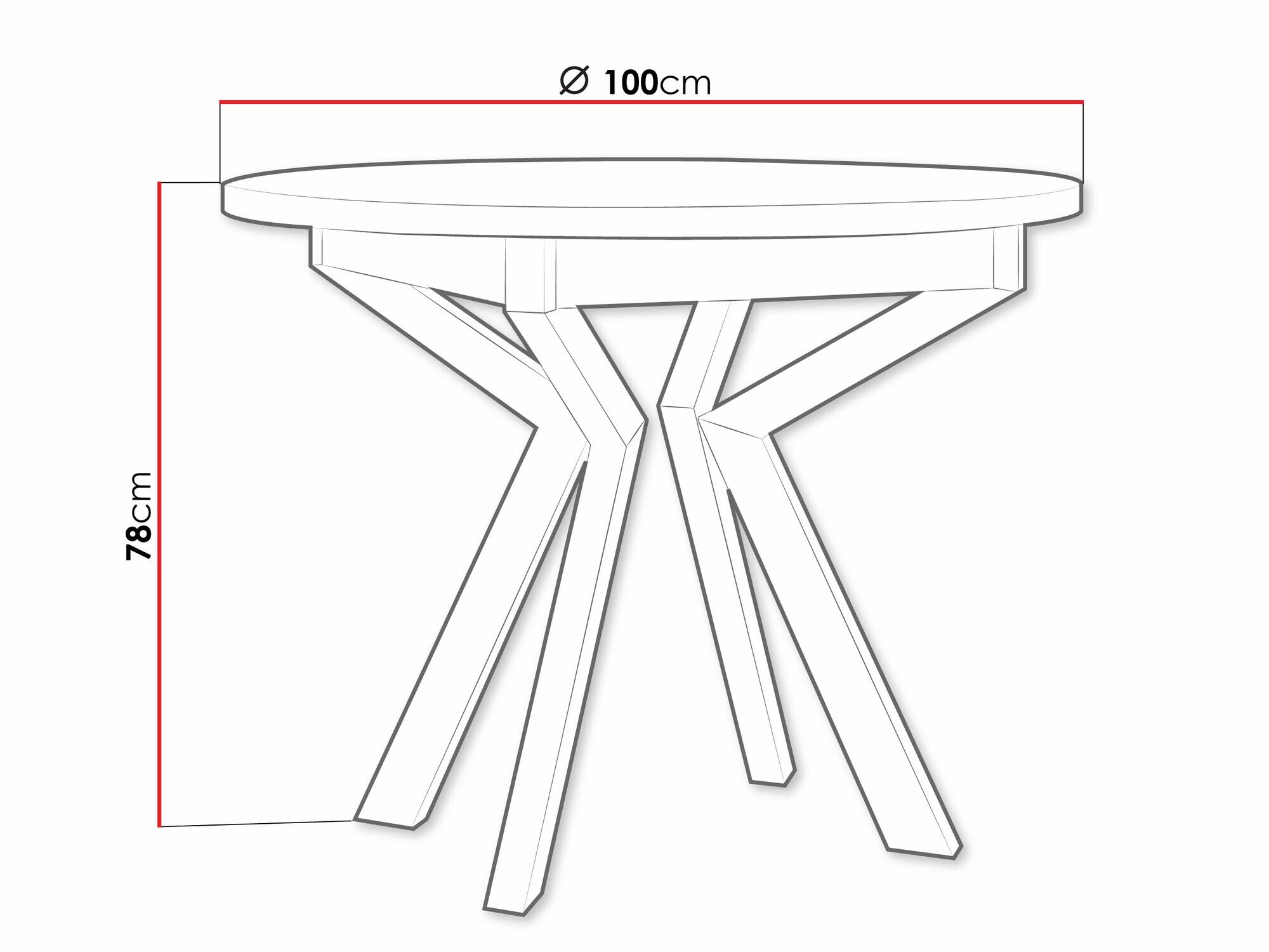 Table Victorville 368 (Grandson chêne + Noir)