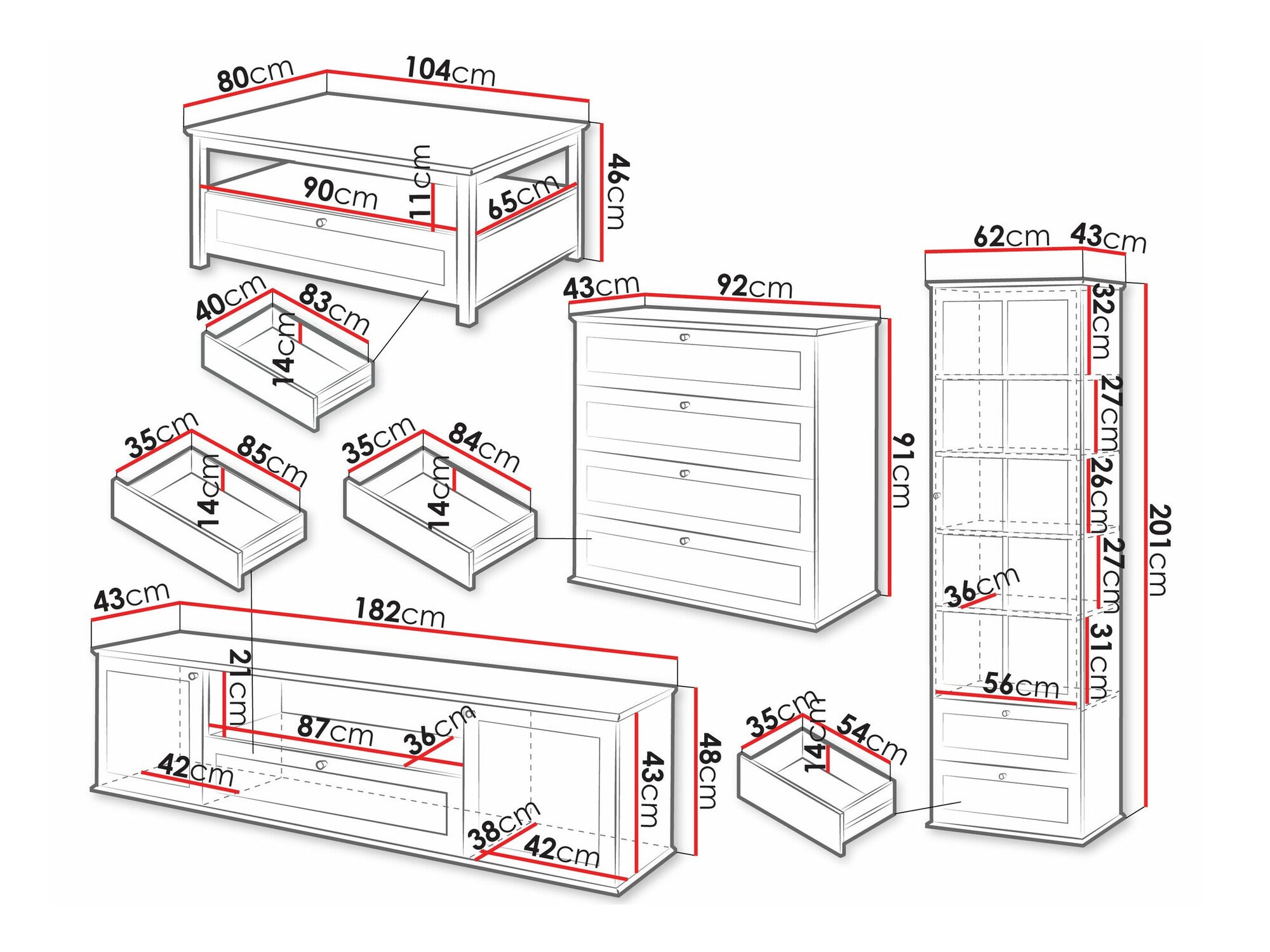 Ensemble de salon Comfivo Ruvlare 107