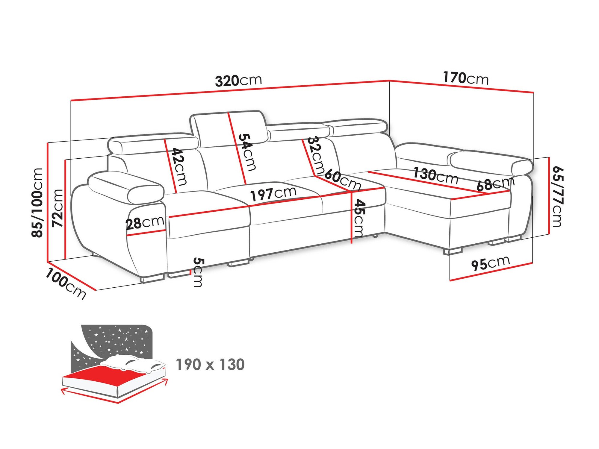 Canapé d'angle Columbus 227 (Aragon 03)