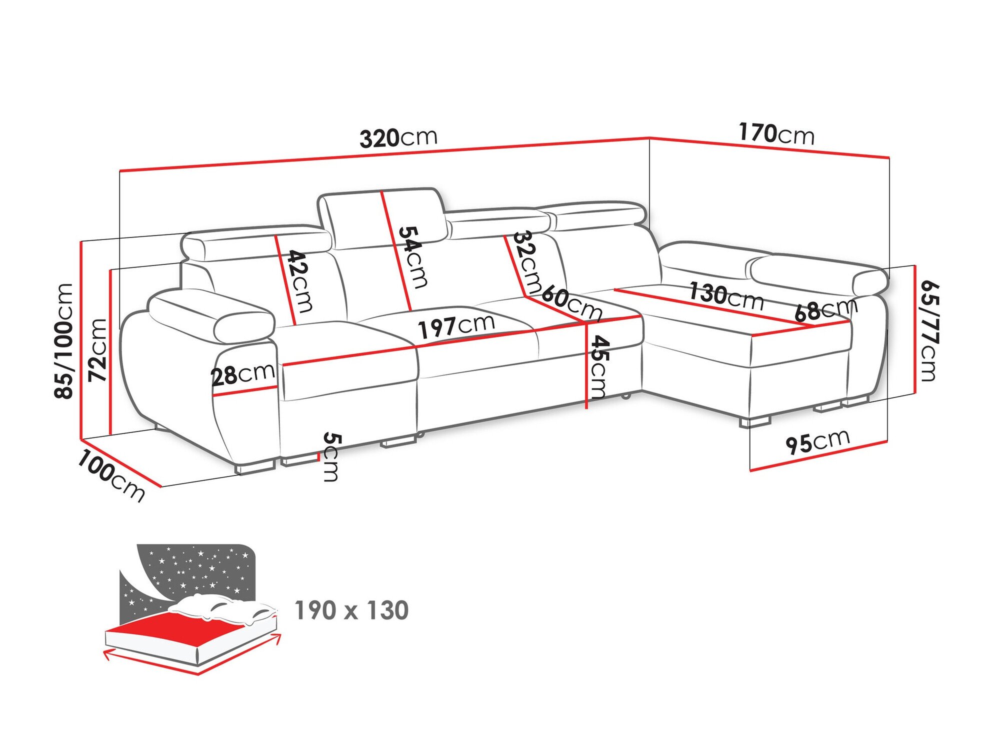 Canapé d'angle Columbus 227 (Aragon 14)