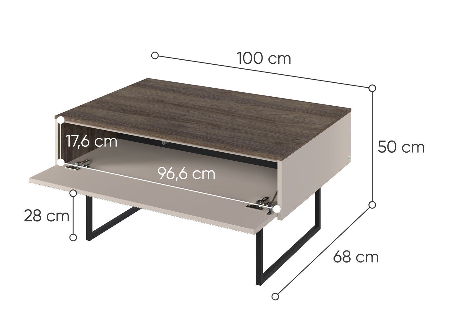 Table basse Elbtei 106