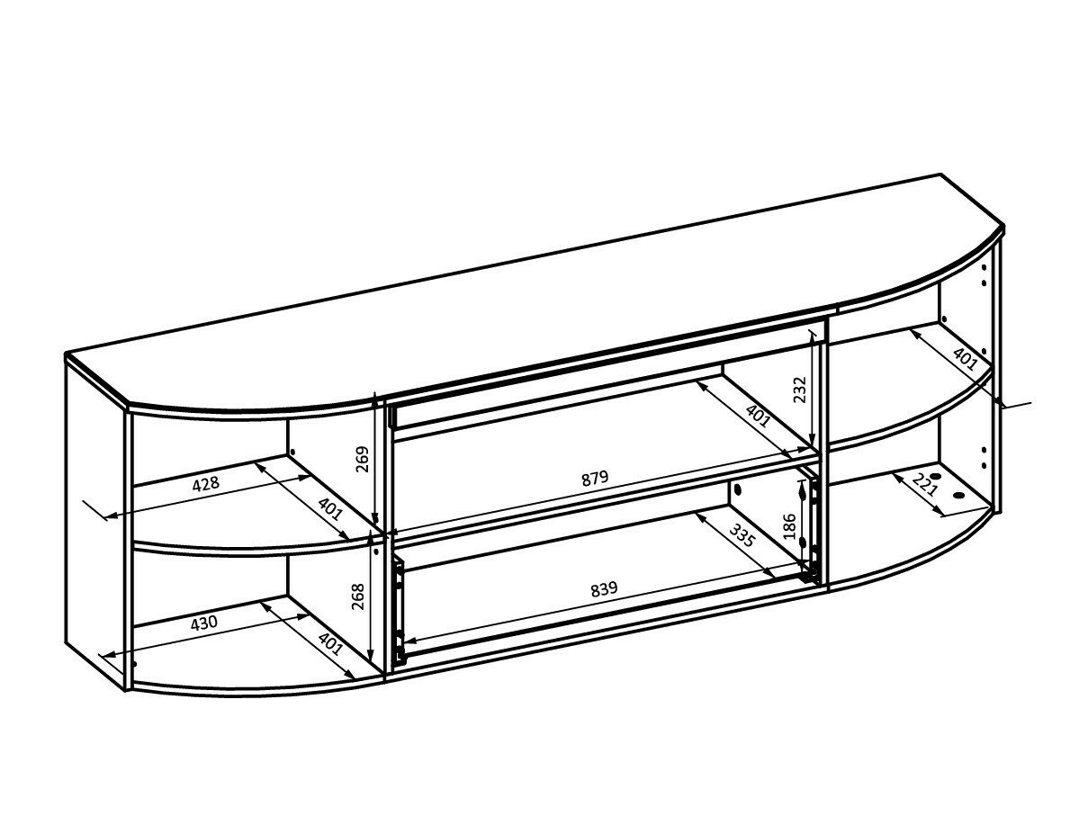 Meuble TV Tenelmo 114
