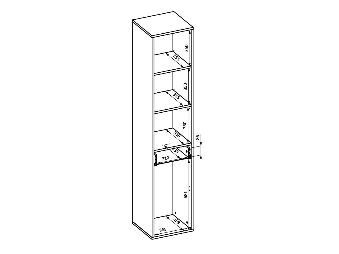 Colonne de salle de bain Austin 337