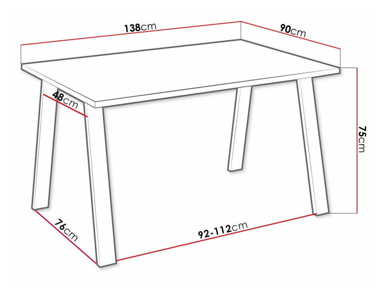 Table Tucson 141 (Chêne Artisan)