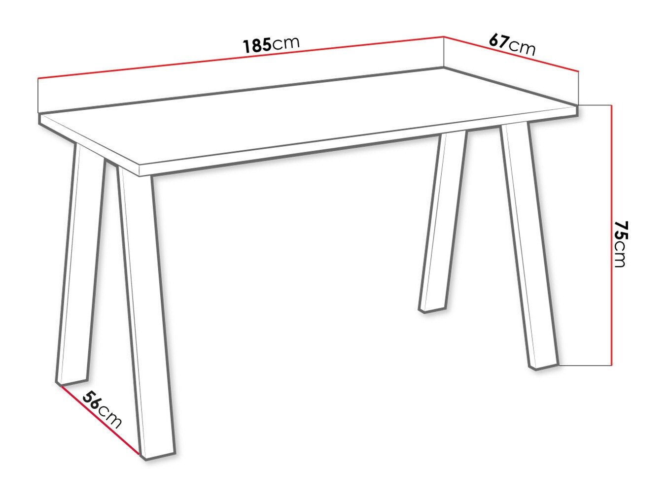 Table Tucson 142 (Blanc)