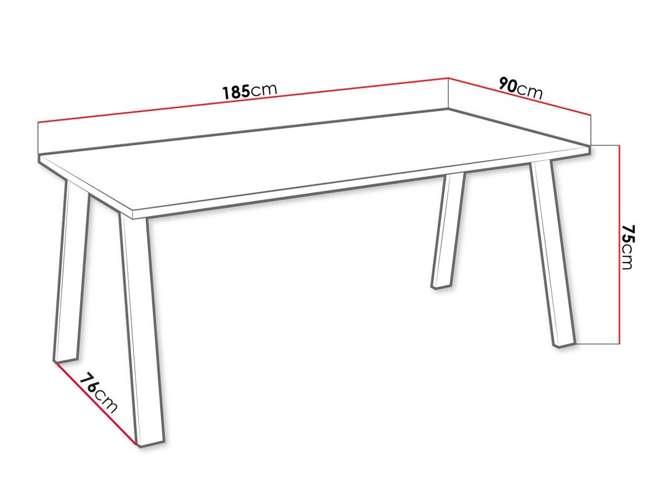 Table Tucson 143 (Chêne Artisan)