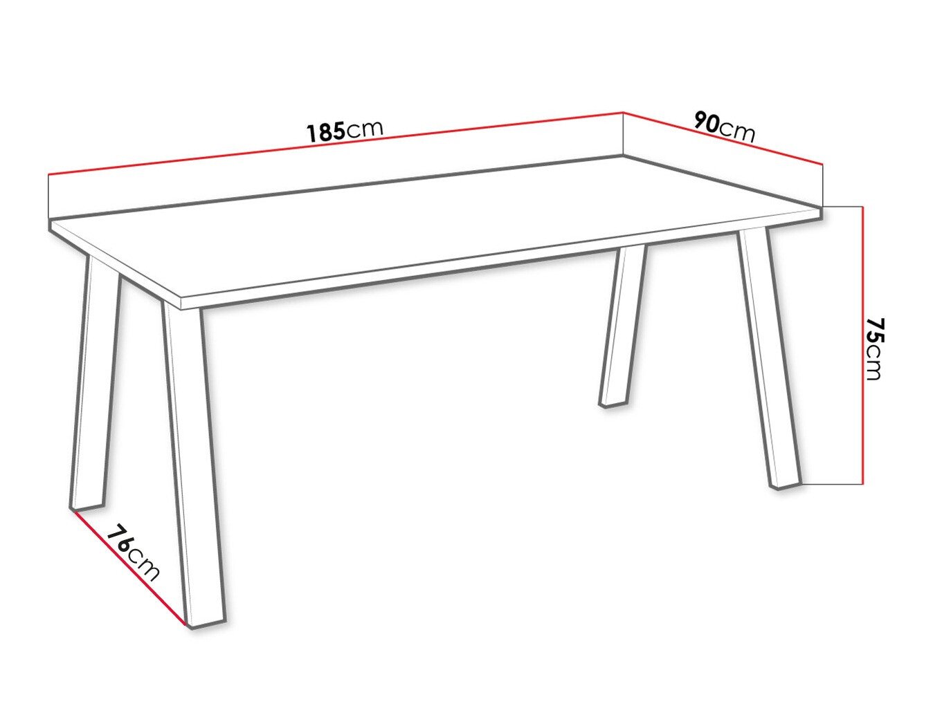 Table Tucson 143 (Chêne lancelot)