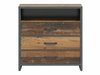 Commode Belsera 102 (Marron + Matera gris)