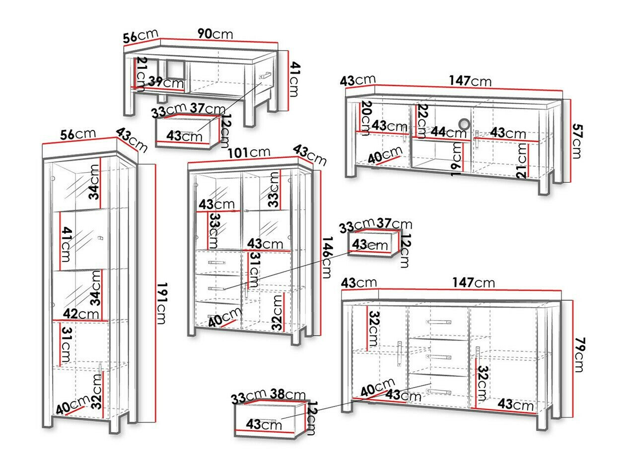 Ensemble de salon Tornua 108