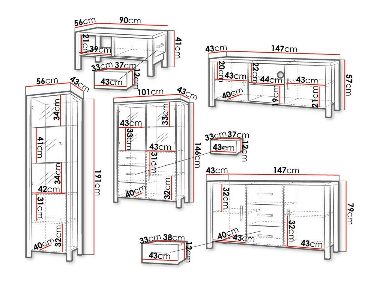 Ensemble de salon Tornua 108
