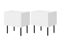 Ensemble de tables de chevet Sillen (Blanc)