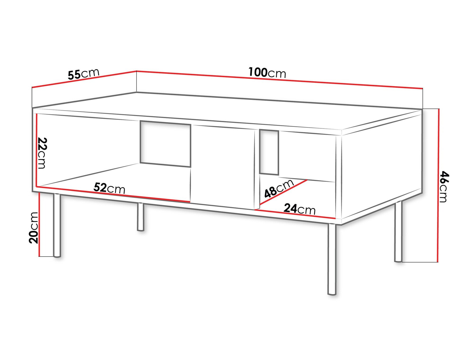 Table basse Melala 102