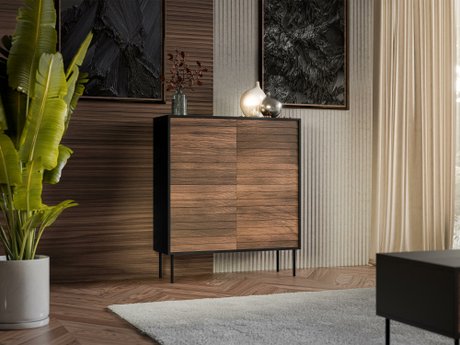 Buffet Flosoru 100 (Noyer + Noir)