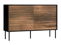 Commode Flosoru 101 (Noyer + Noir)