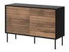 Commode Flosoru 101 (Noyer + Noir)