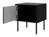 Ensemble de tables de chevet Flosoru 106 (Noir)