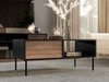 Table basse Flosoru 103 (Noyer + Noir)