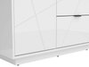 Armoire Fivale 105 (Blanc brillant + Blanc)
