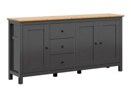 Commode Sordoro 102 (Graphite + Chêne Artisan)