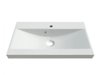 Ensemble de salle de bain Sarasota 122 (Blanc + Blanc brillant)